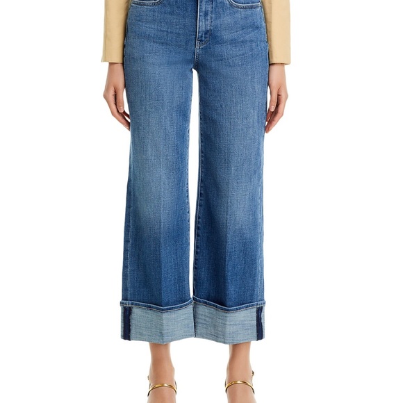 NYDJ Denim - Women's Blue Wide-Leg Jeans